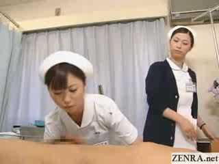 Nhật bản y tá practices cô ấy hj kỷ thuật