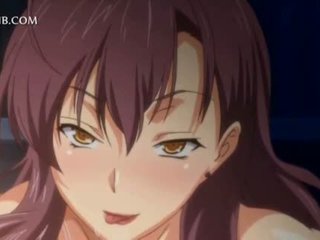 Innocent anime tüdruk fucks suur riist vahel tissid ja vitt lips