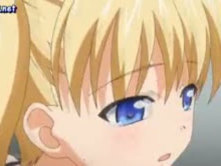 Anime blondy gets tesné twat fucked