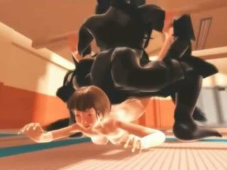 Anime karate mieze ficken monsters riese penis