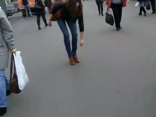 Real public sex video with redhead
