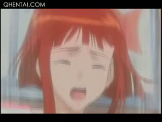 Virgin Hentai Redhead Babe Gets Twat Smashed And Squirts