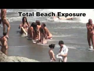 voyeur film, voir plage, qualité nude beach action