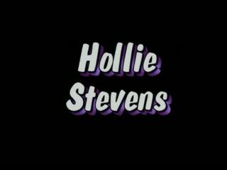 Cute and nasty Hollie Stevens threesome