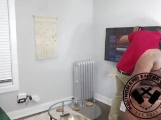 Super Huge Bbw Beat Down By Cable Guy Promo
