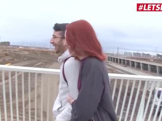 LETSDOEIT - Hot Spanish Redhead Pornstar Fucks A Fan And Swallows His Load