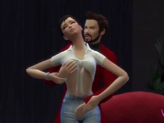 &lbrack;TRAILER&rsqb; Tony Stark the Iron Man seduces and then has sex with a waitress