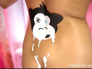 Body paint tease with the beautiful Charley Chase Porn Videos