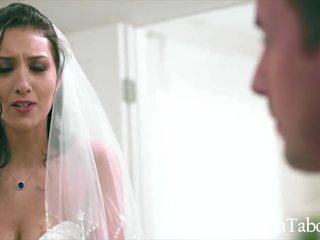 brunette, big boobs, anal sex, bride