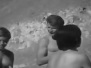 Vintage Nudist Clip from the 60's, Free Porn 1f