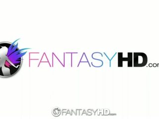 FantasyHD - August Ames sits on her mans face and dick