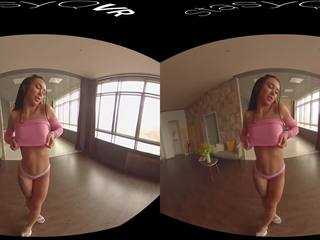 reāls vr porn, brunette vr kanāls, tiešsaitē solo vr sekss