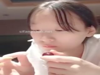 جذاب الصينية فتاة وردي كس امرأة سمراء 6