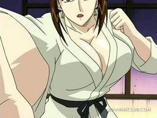 Hentai sexo escrava gets quente mamilos teased em