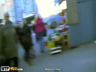 Sexy Pick Up Vid Not Far From Adorable Blonde