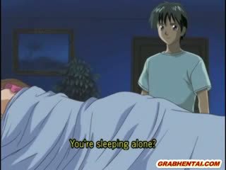 Slutty manga model meisje met enorm tieten gets assfucked door haar brothers boyfrien